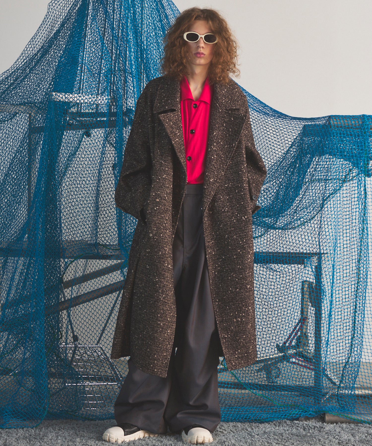 【26AW PRE-ORDER】【イタリアンデッドストックファブリック】プライムオーバーダブルアルスターコート