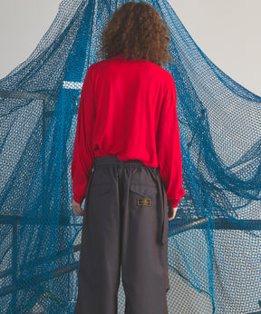 Airy Striped Gabardine Prime-Over Short-sleeved Shirt