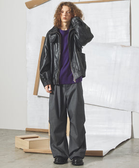 4 Colors Chambray Washable Wool Prime-Wide Snow Pants