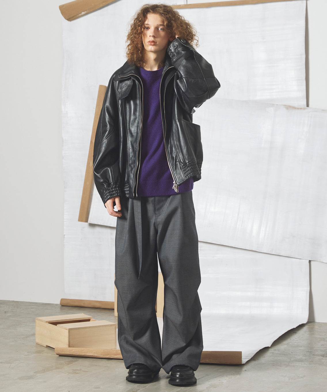 【26SS PRE-ORDER】Airy Striped Gabardine Prime-Over Short-sleeved Shirt