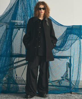 【26AW PRE-ORDER】Raglan Yoke Switching Prime-Over Long Sleeve Shirt