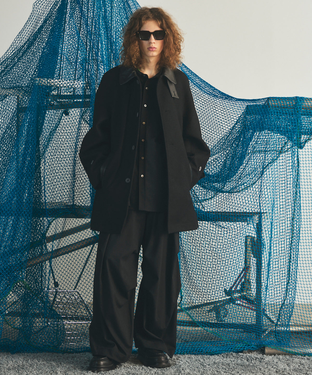 【26AW PRE-ORDER】시프레자 멜튼 콤비 프라임 오버 하프 코트