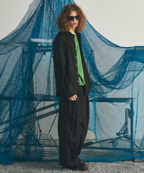 【26AW PRE-ORDER】Raglan Yoke Switching Prime-Over Long Sleeve Shirt