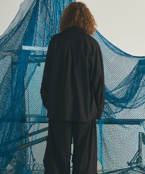 【26AW PRE-ORDER】Raglan Yoke Switching Prime-Over Long Sleeve Shirt