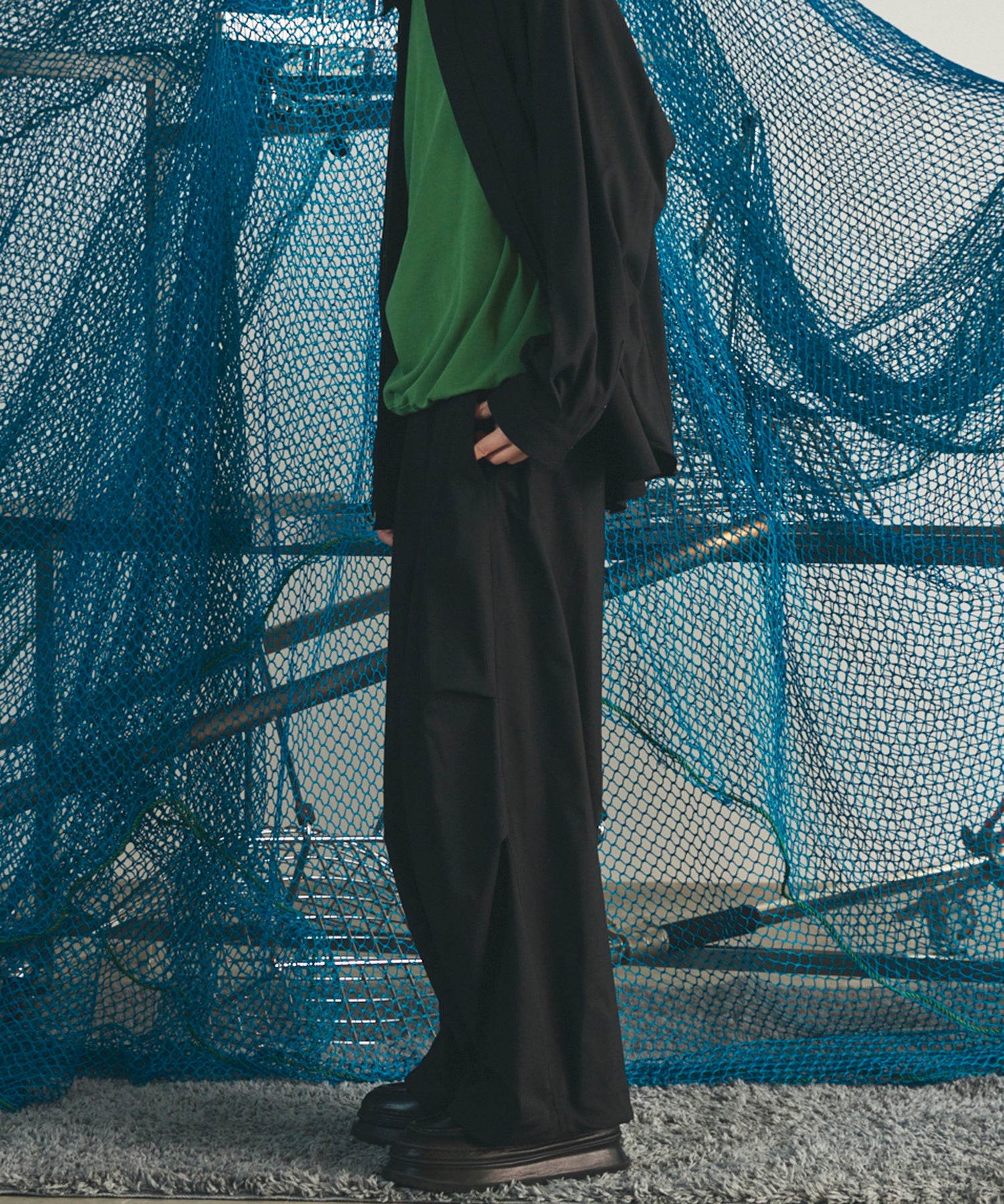 【26AW PRE-ORDER】One Tuck Prime-Wide Snow Slacks