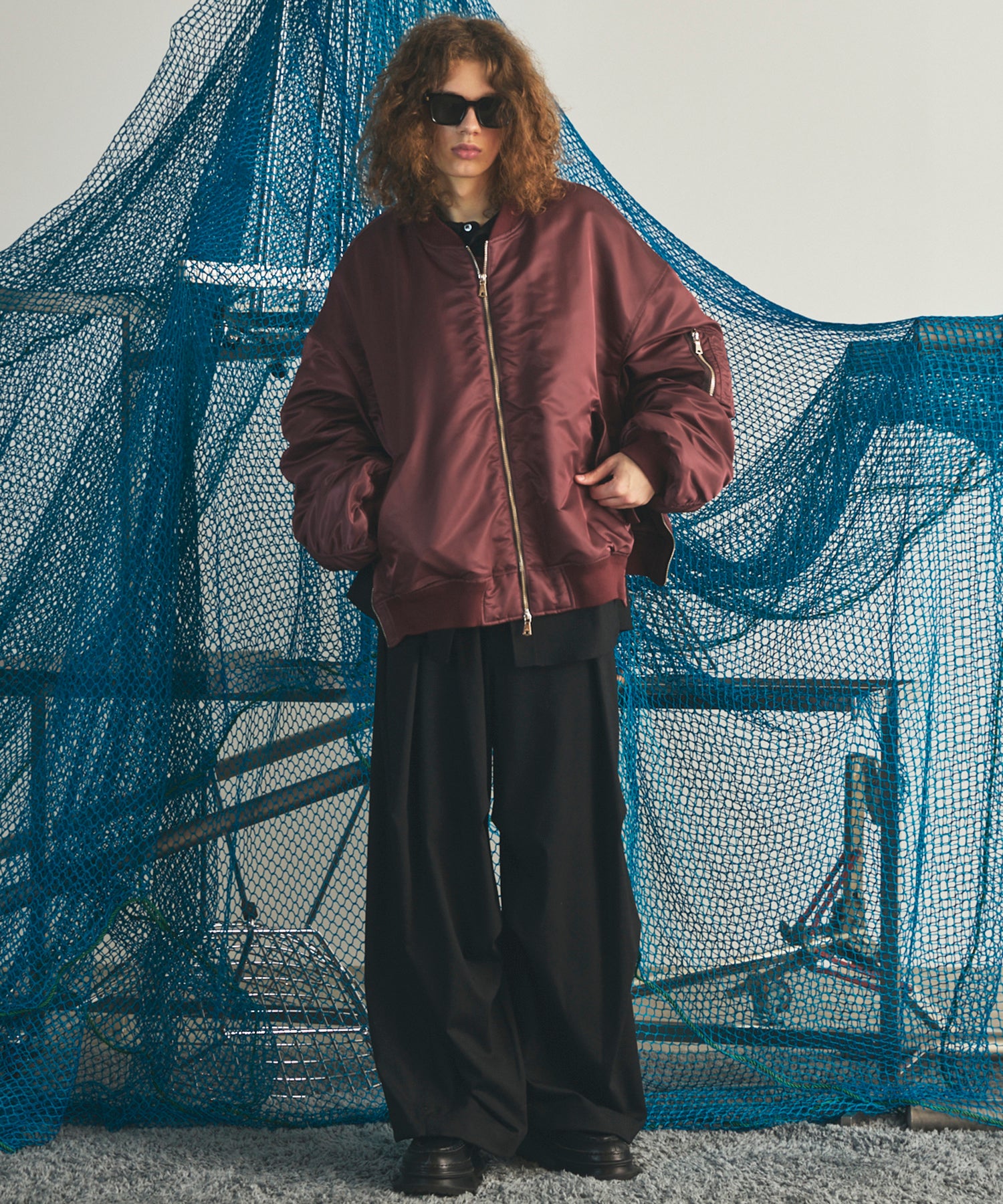 【26AW PRE-ORDER】Raglan Yoke Switching Prime-Over Long Sleeve Shirt