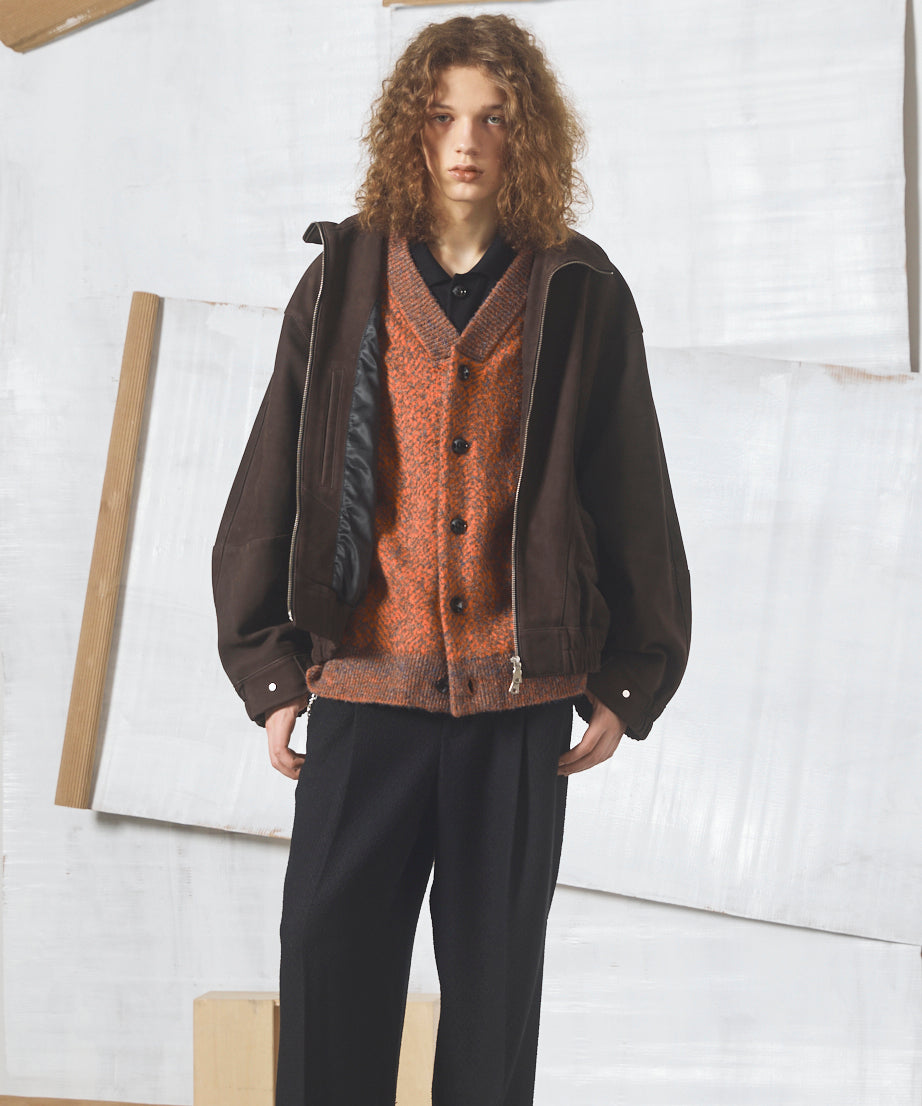 Dress-Fit Sheep Leather Double Rider Jacket