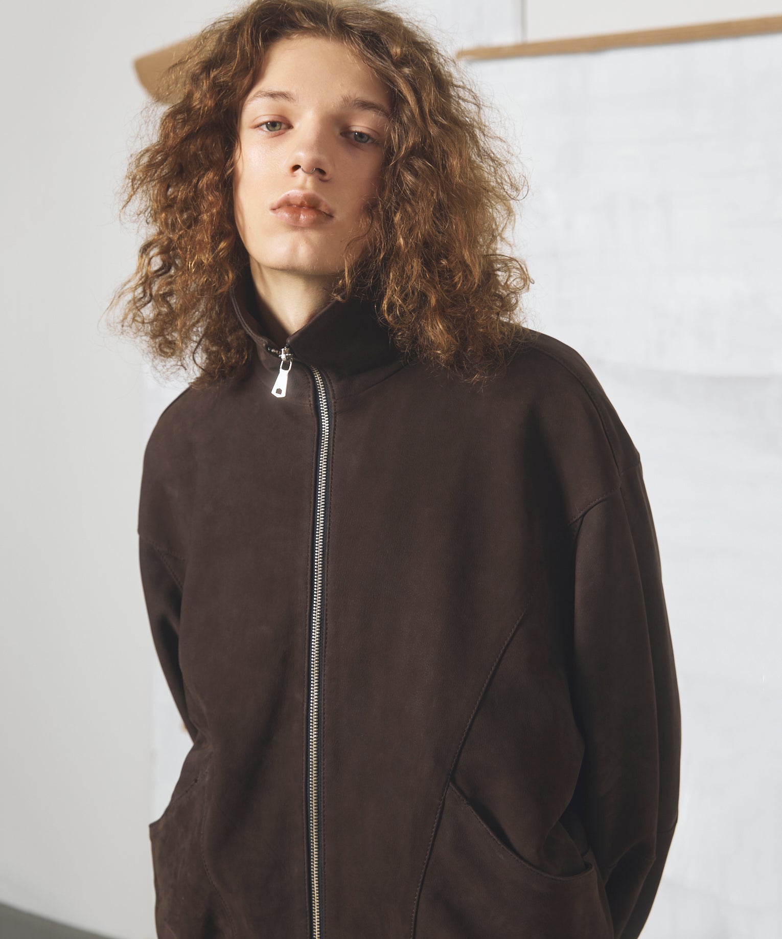 Dress-Fit Sheep Leather Double Rider Jacket