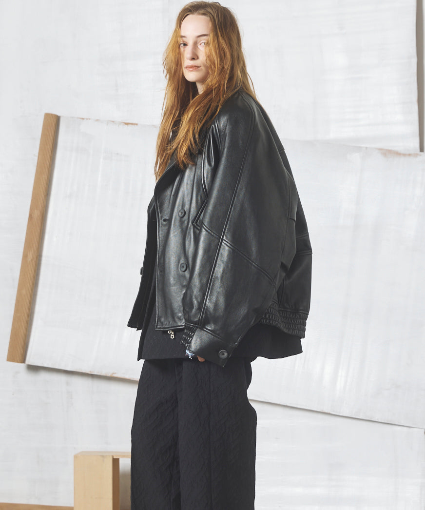 Different Materials Layering Prime-Over Trucker Jacket