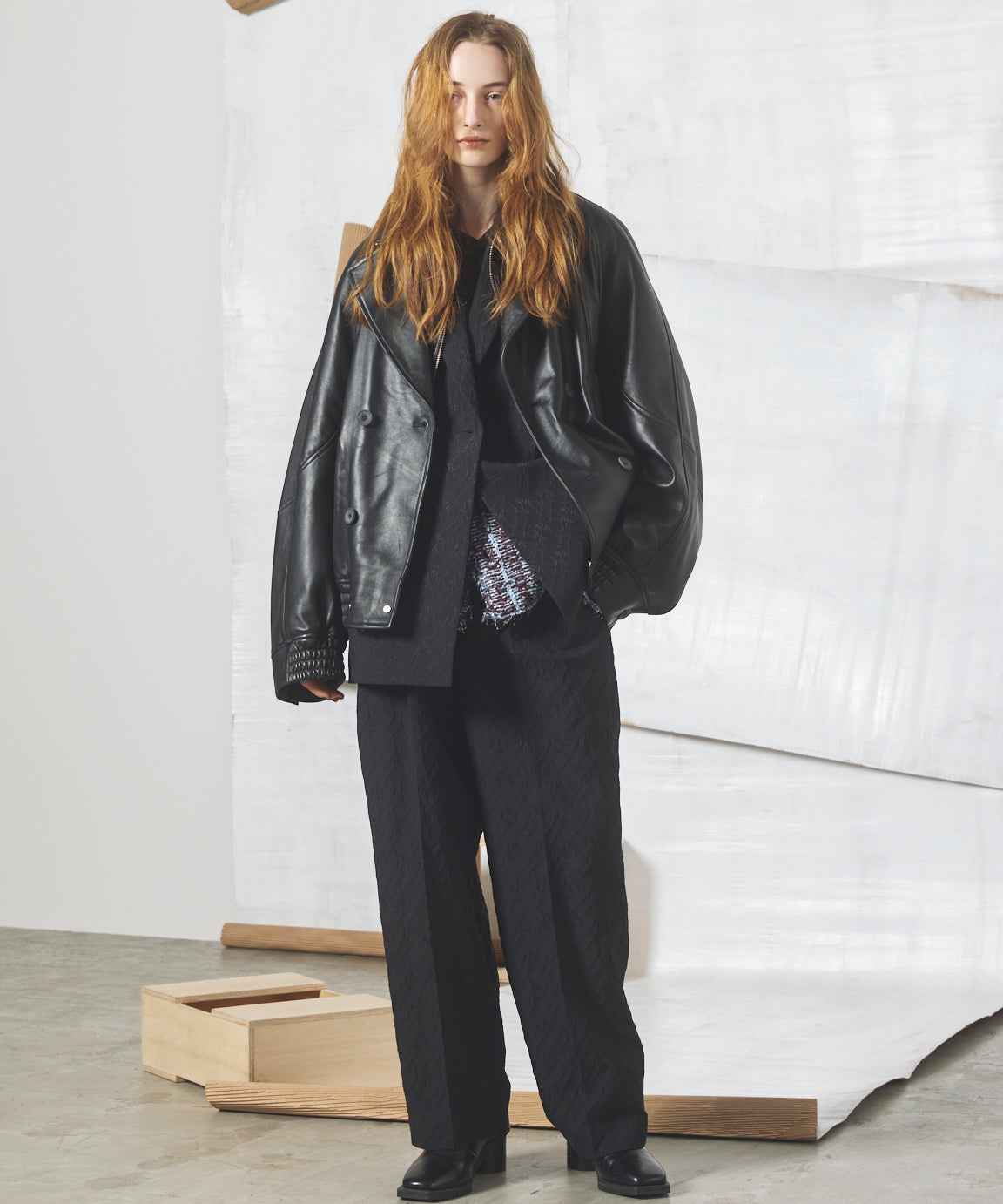 [26AW PRE-ORDER] Butcher Fabric Prime Overside Zip Single Jacket