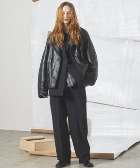 [26AW PRE-ORDER] Butcher Fabric Prime Overside Zip Single Jacket