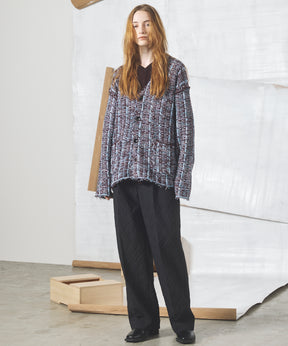 【26AW PRE-ORDER】ツイードニットプライムオーバーカーディガン