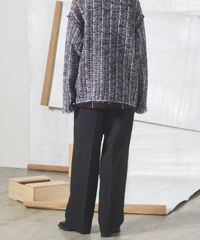【26aw PRE-ORDER】纯棉面料纯棉宽单褶裤