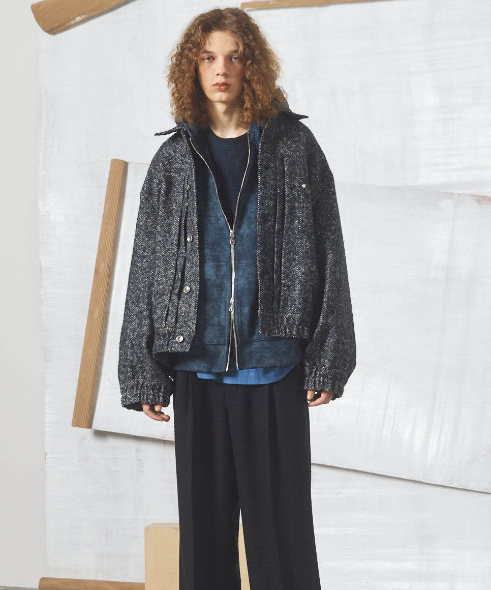 【26AW PRE-ORDER】【イタリアンデッドストックファブリック】プライムオーバートラッカージャケット