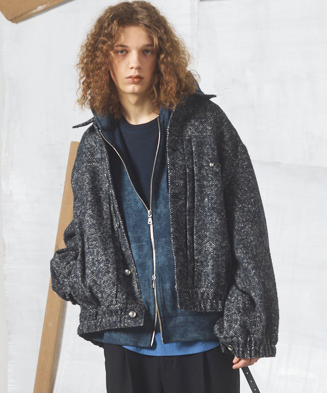 【26AW PRE-ORDER】【イタリアンデッドストックファブリック】プライムオーバートラッカージャケット