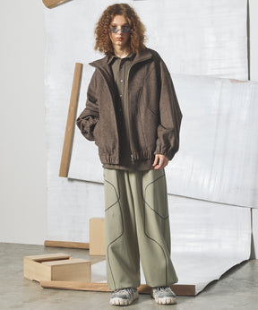 【26AW PRE-ORDER】Raglan Yoke Switching Prime-Over Long Sleeve Shirt
