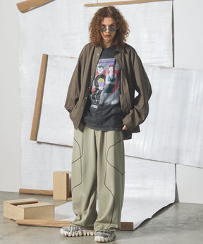 Banana Curve Silhouette Prime-Wide Cargo Trousers
