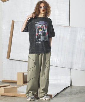 Banana Curve Silhouette Prime-Wide Cargo Trousers