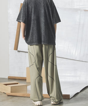 Banana Curve Silhouette Prime-Wide Cargo Trousers