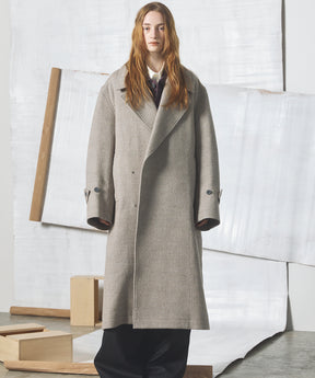 【26AW PRE-ORDER】【イタリアンデッドストックファブリック】プライムオーバーダブルアルスターコート