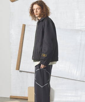 【26AW PRE-ORDER】4 Colors Chambray Washable Wool Prime-Over Blouson