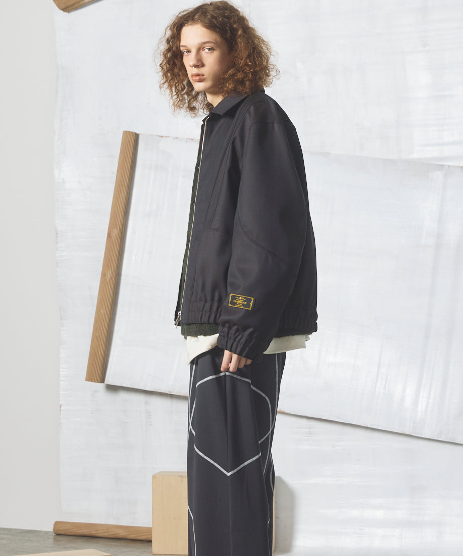 【26AW PRE-ORDER】4 Colors Chambray Washable Wool Prime-Over Blouson