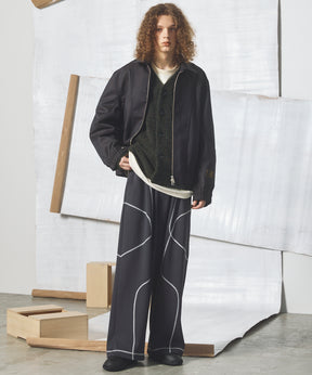 Banana Curve Silhouette Prime-Wide Cargo Trousers
