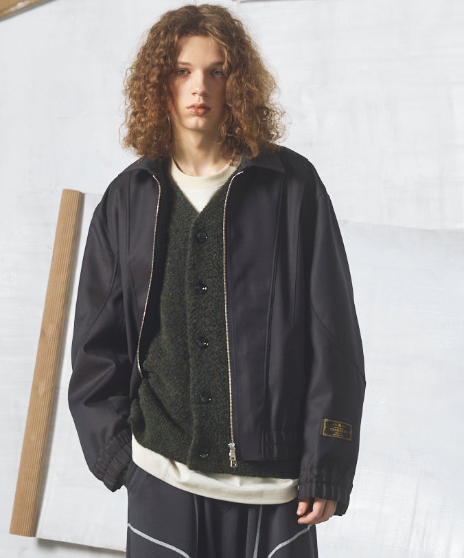 【26AW PRE-ORDER】4 Colors Chambray Washable Wool Prime-Over Blouson