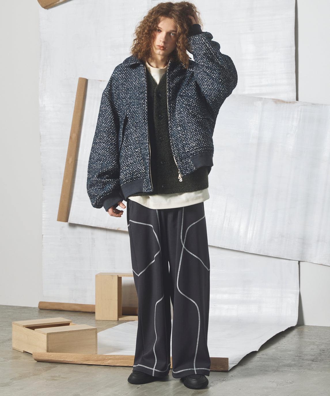 【26AW PRE-ORDER】【Italian Dead Stock Fabric】プライムオーバーA-2フライトブルゾン