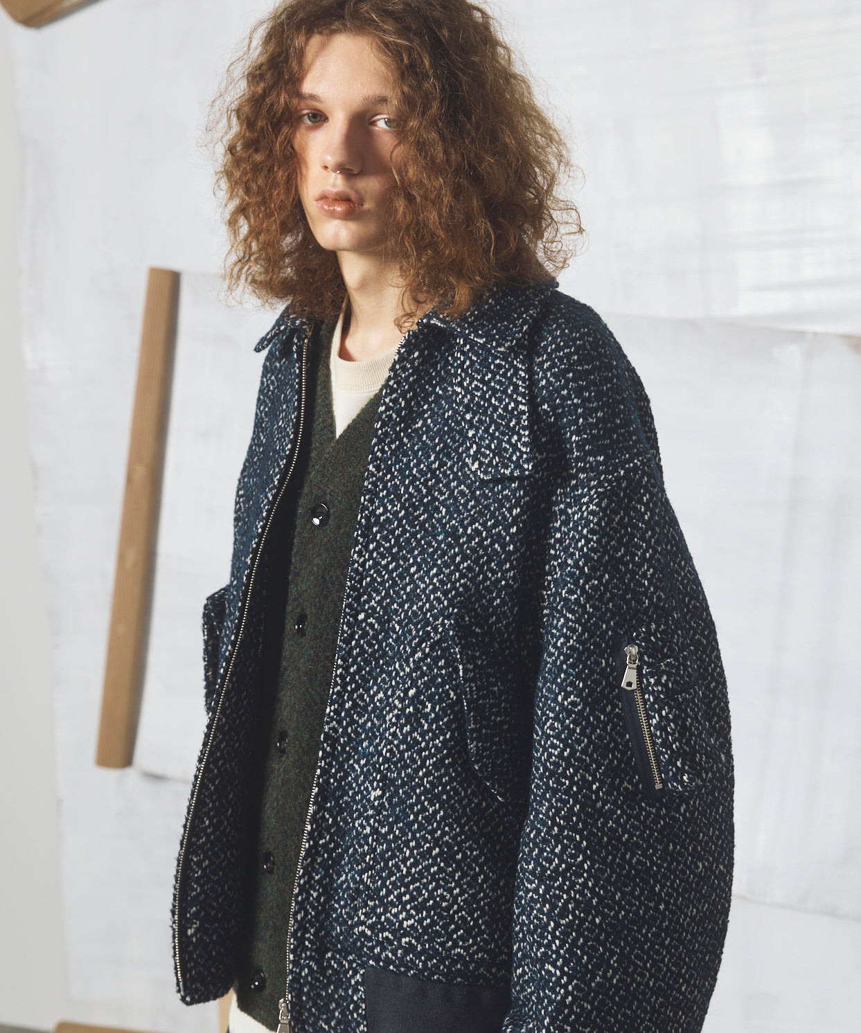 【26AW PRE-ORDER】【Italian Dead Stock Fabric】プライムオーバーA-2フライトブルゾン