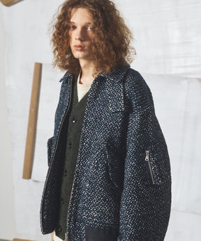 【26AW PRE-ORDER】【Italian Dead Stock Fabric】プライムオーバーA-2フライトブルゾン