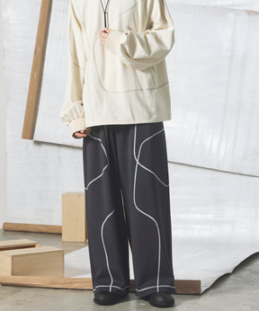 Banana Curve Silhouette Prime-Wide Cargo Trousers
