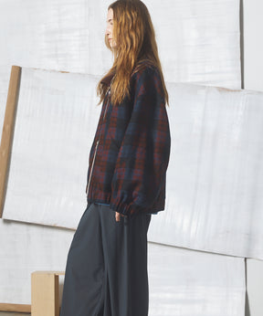 【26AW PRE-ORDER】【イタリアンデッドストックファブリック】プライムオーバーカーブ切り替えスタンドブルゾン