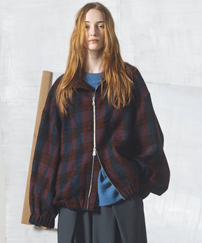 【26AW PRE-ORDER】【イタリアンデッドストックファブリック】プライムオーバーカーブ切り替えスタンドブルゾン