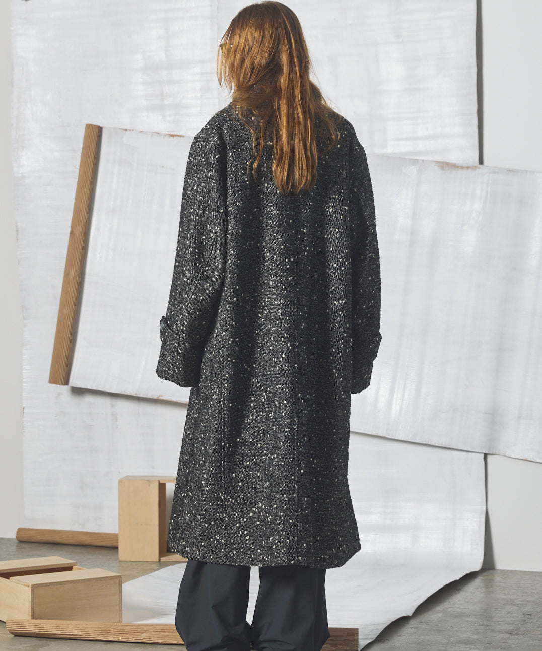 【26AW PRE-ORDER】【イタリアンデッドストックファブリック】プライムオーバーダブルアルスターコート