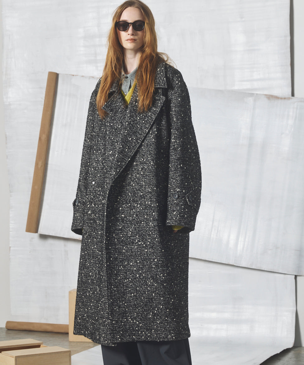 【26AW PRE-ORDER】【イタリアンデッドストックファブリック】プライムオーバーダブルアルスターコート