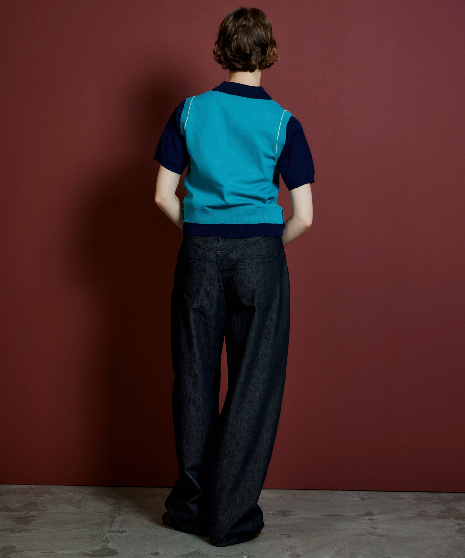 【26AUTUMN PRE-ORDER】Polo Layered Knit