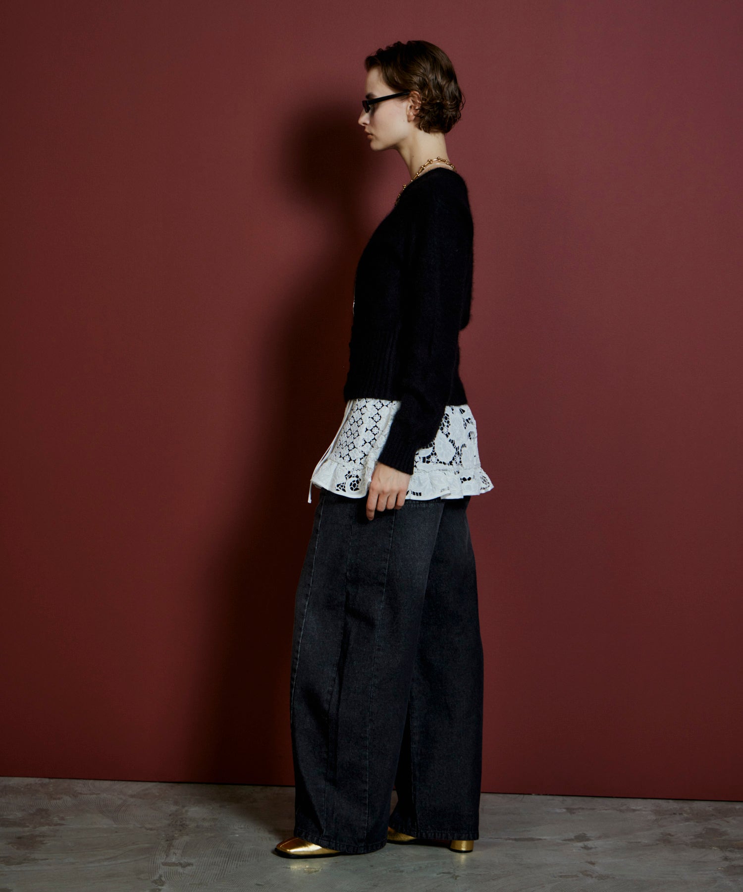 【26AUTUMN PRE-ORDER】Raccoon Blend 2-Way Front Button Pullover