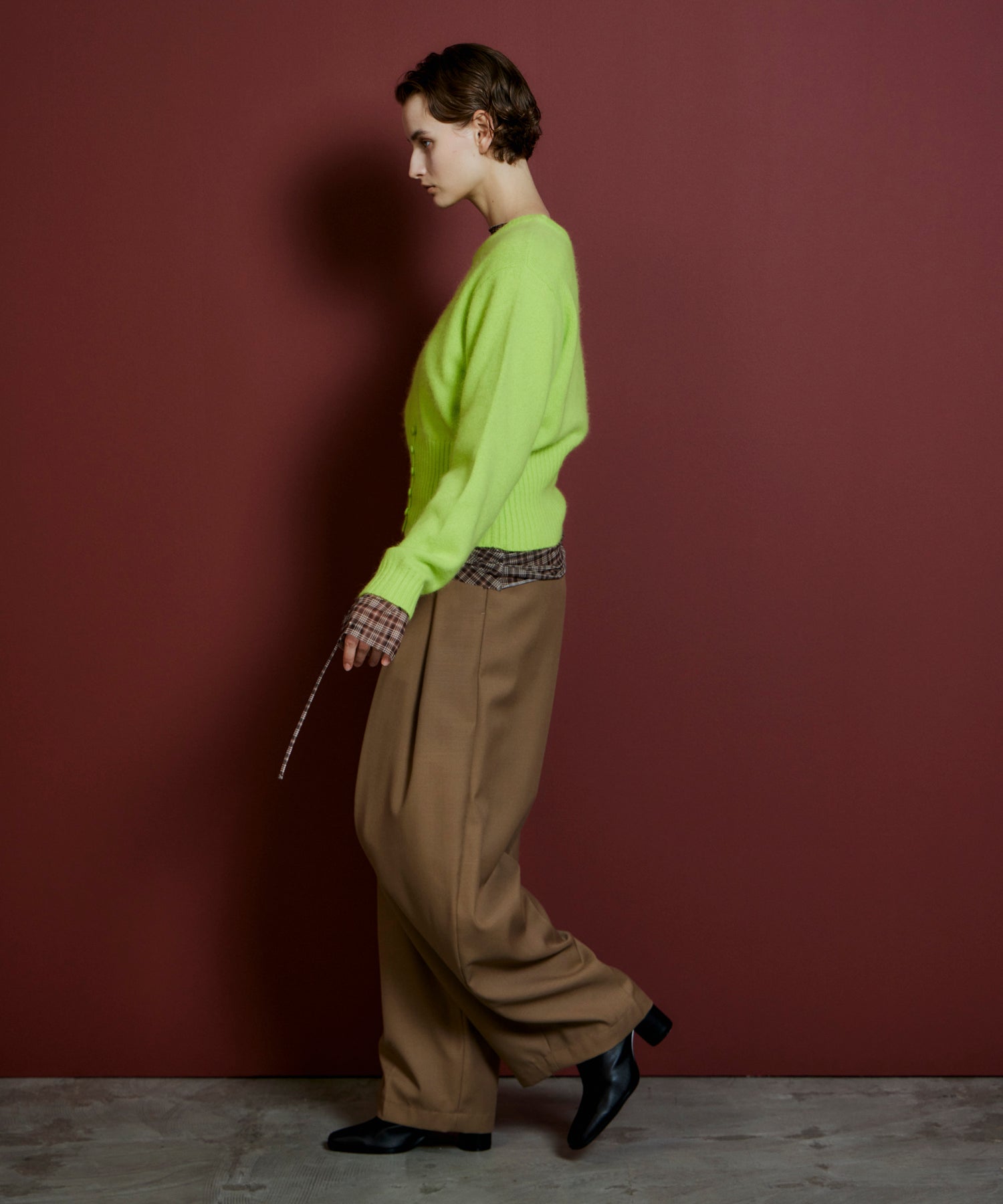 【26AUTUMN PRE-ORDER】Raccoon Blend 2-Way Front Button Pullover