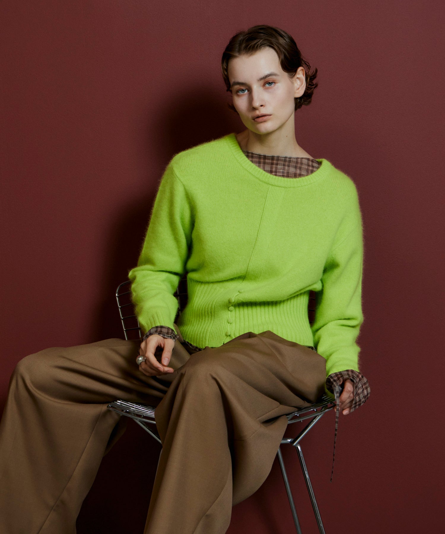 【26AUTUMN PRE-ORDER】Sheer Layered Drape Top