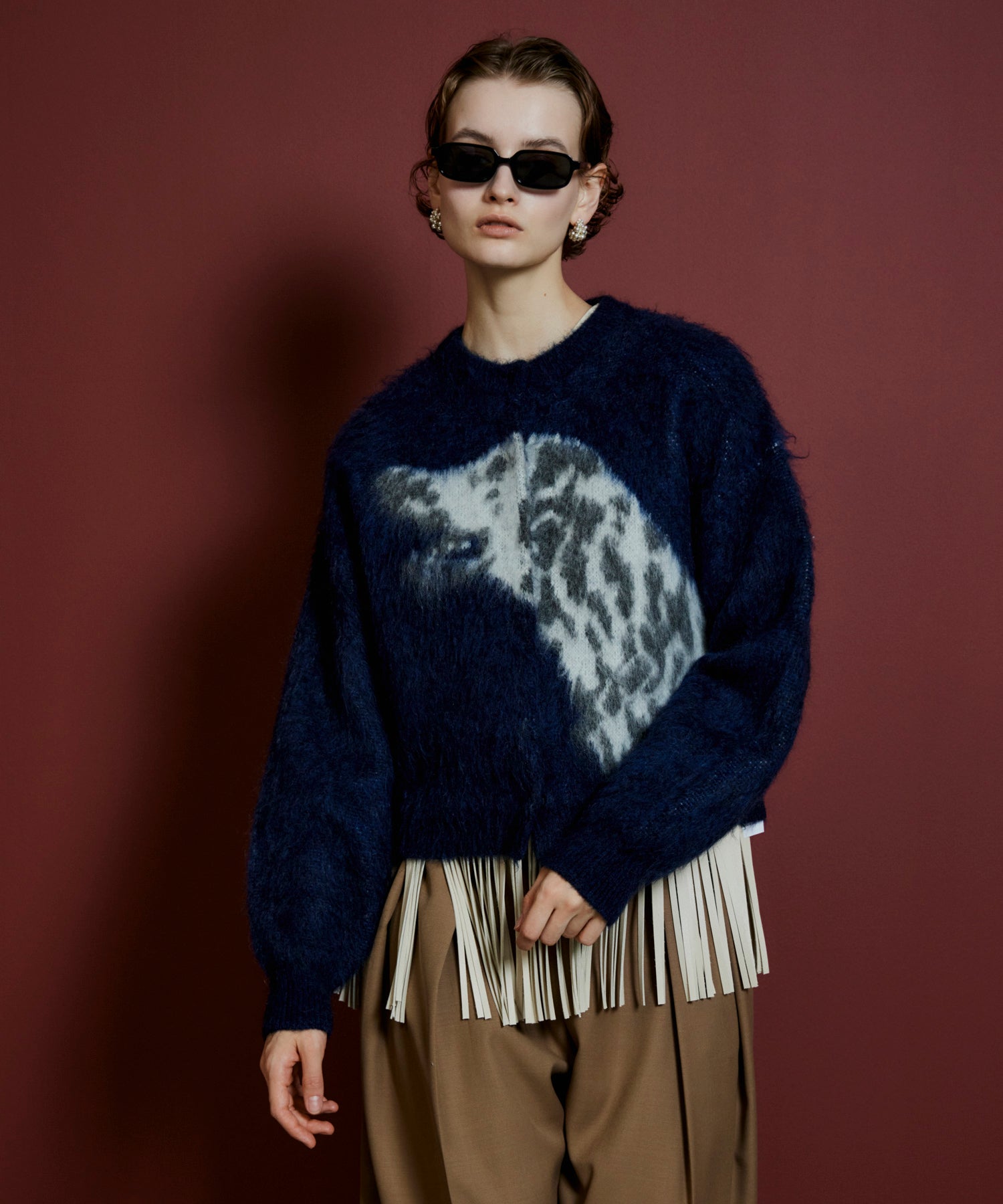 【26AUTUMN PRE-ORDER】Dalmatian Knit Cardigan