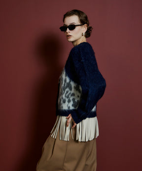 【26AUTUMN PRE-ORDER】Dalmatian Knit Cardigan