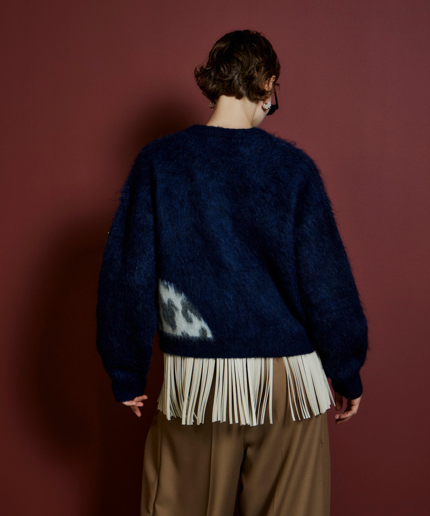 【26AUTUMN PRE-ORDER】Dalmatian Knit Cardigan