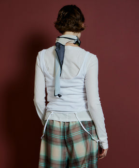 【26AUTUMN PRE-ORDER】Layered Sheer Top