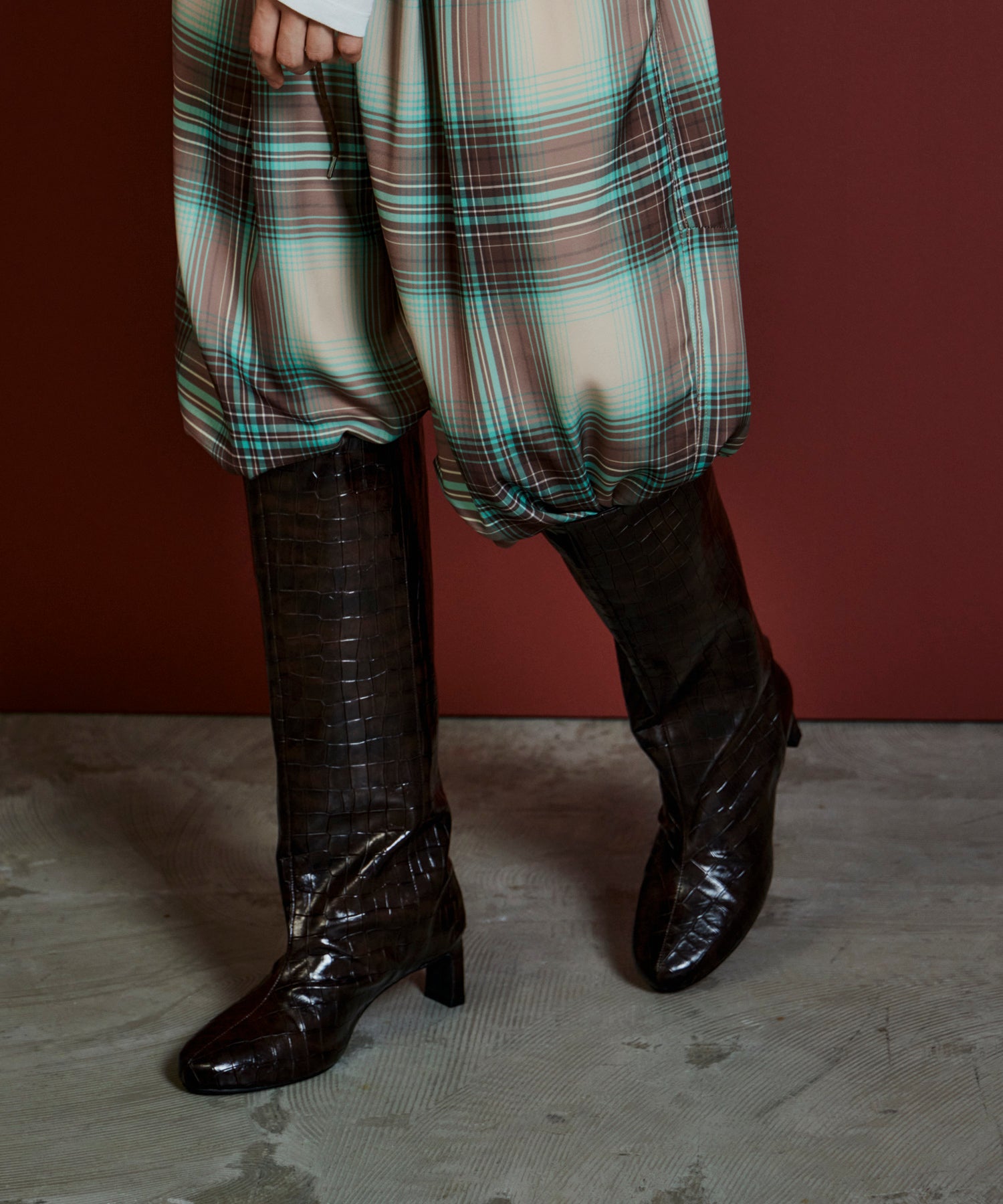 【26AUTUMN PRE-ORDER】Round-Toe Wide Long Boots