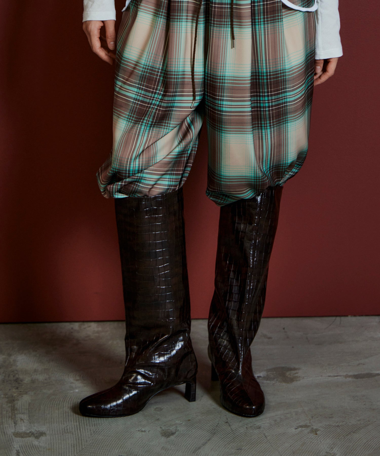 【26AUTUMN PRE-ORDER】Round-Toe Wide Long Boots