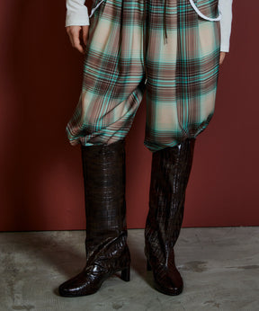【26AUTUMN PRE-ORDER】Round-Toe Wide Long Boots