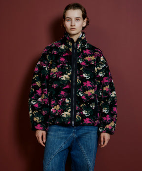 【26AUTUMN PRE-ORDER】Multi-Fabric Boa Blouson