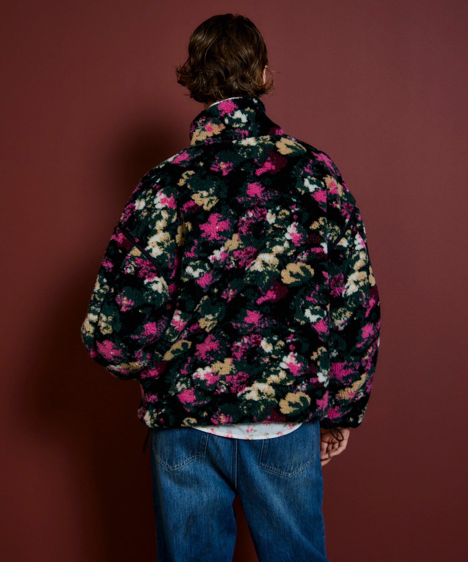 【26AUTUMN PRE-ORDER】Multi-Fabric Boa Blouson