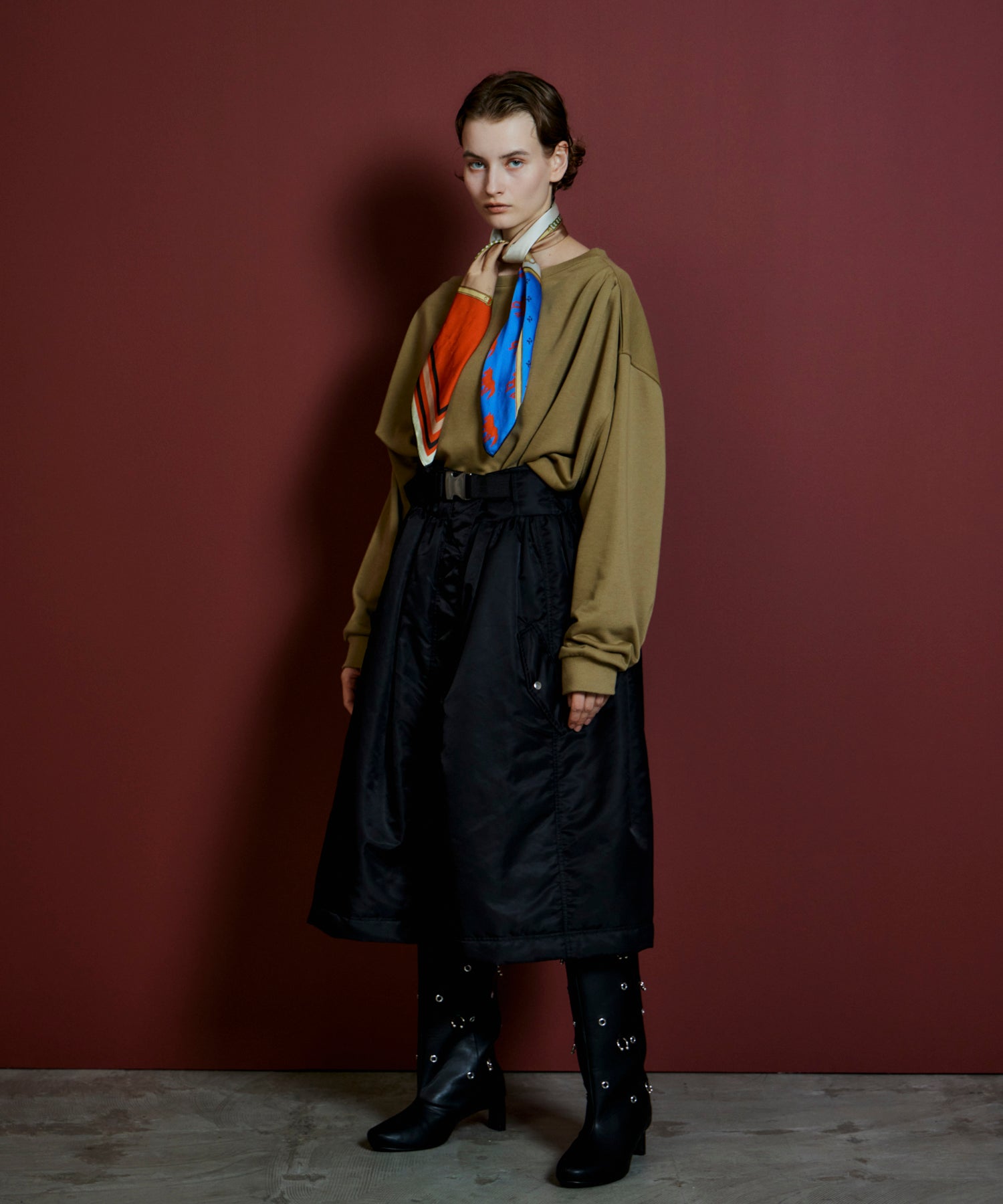 【26AUTUMN PRE-ORDER】2WAY MA-1-Like Military Mini Dress